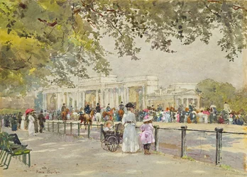 Hyde Park: Wachten op royalty